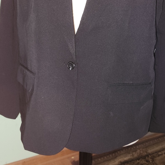 Liz Claiborne Plus Size 22W Black Blazer - Picture 3 of 7